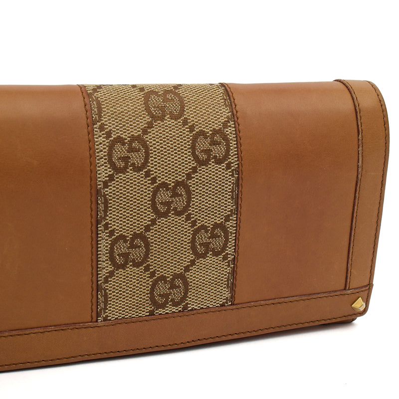 Picture of Gucci Purse Continental Wallet in Brown, Leather