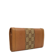Picture of Gucci Purse Continental Wallet in Brown, Leather