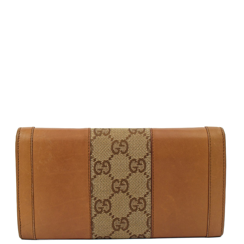 Picture of Gucci Purse Continental Wallet in Brown, Leather
