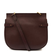 Picture of Mulberry Cross Body Amberley Satchel in Oxblood, Calfskin Leather