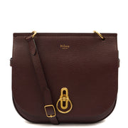 Picture of Mulberry Cross Body Amberley Satchel in Oxblood, Calfskin Leather