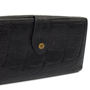 Picture of Mulberry Purse Wallet in Black, Exotic Effect Leather