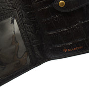 Picture of Mulberry Purse Wallet in Black, Exotic Effect Leather