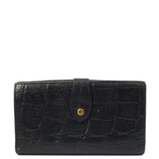 Picture of Mulberry Purse Wallet in Black, Exotic Effect Leather