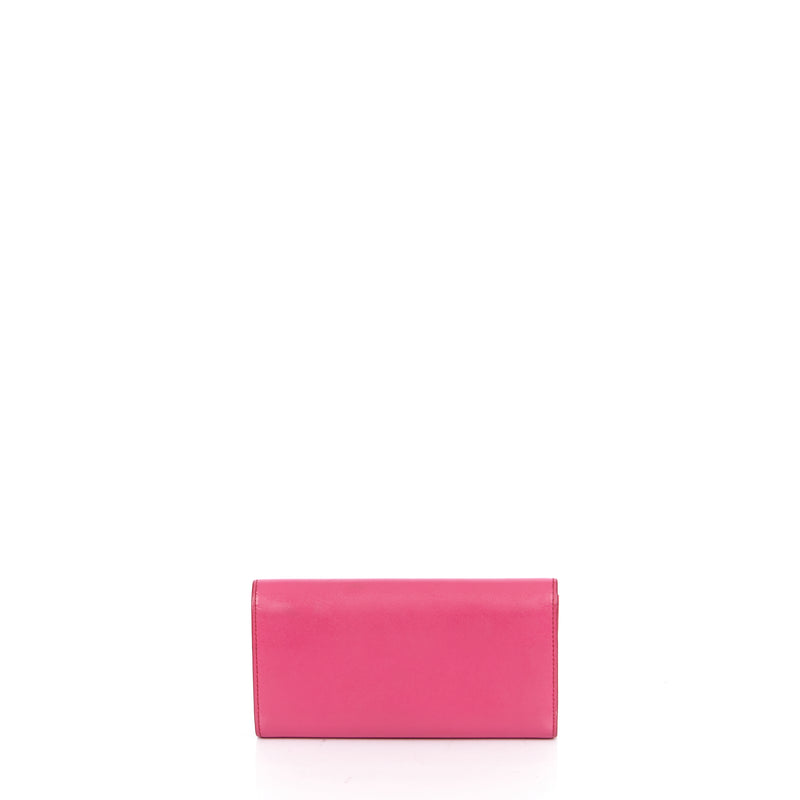 Picture of Salvatore Ferragamo Vara Bow Wallet in Pink, Leather