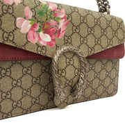Picture of Gucci Shoulder Bag Dionysus - Medium in GG Supreme, Leather
