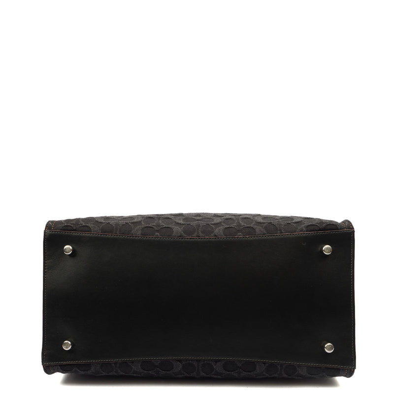 Picture of Coach Tote Field Tote in Black, Denim
