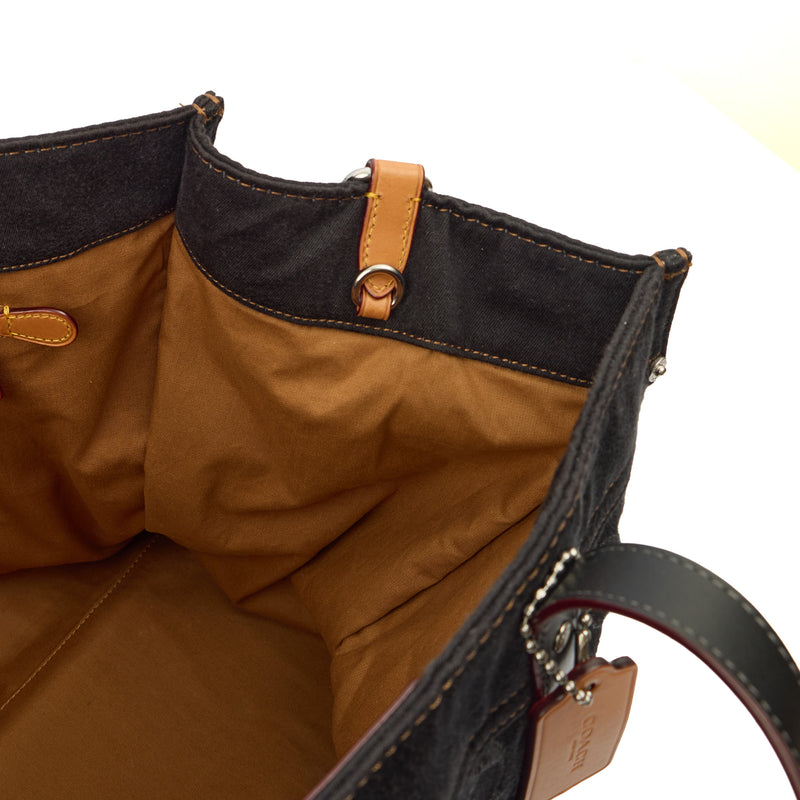 Picture of Coach Tote Field Tote in Black, Denim