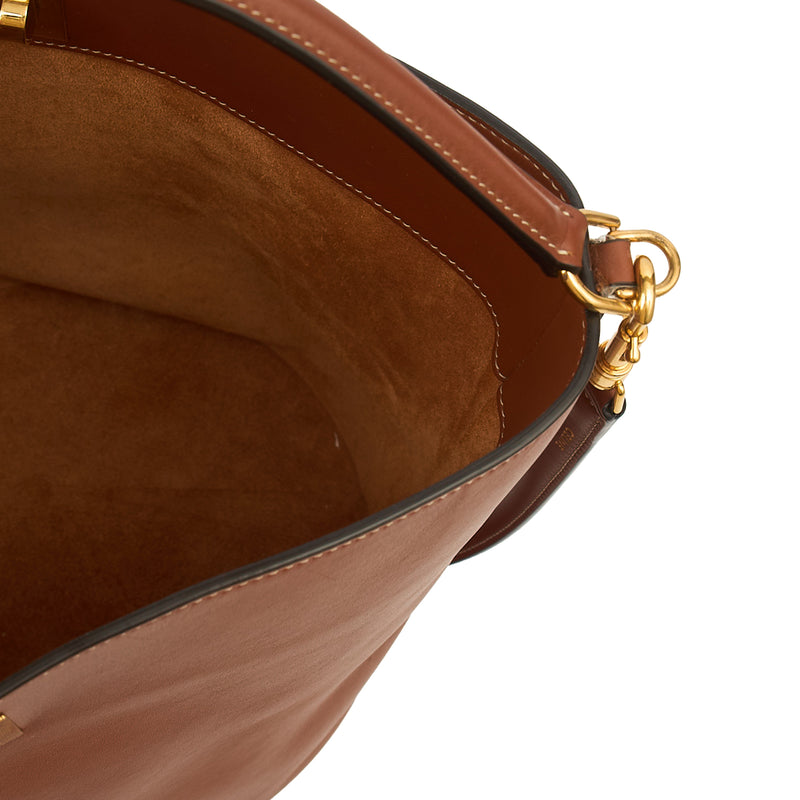 Picture of Celine Bucket Bag Sangle Seau in Brown, Box Calfskin