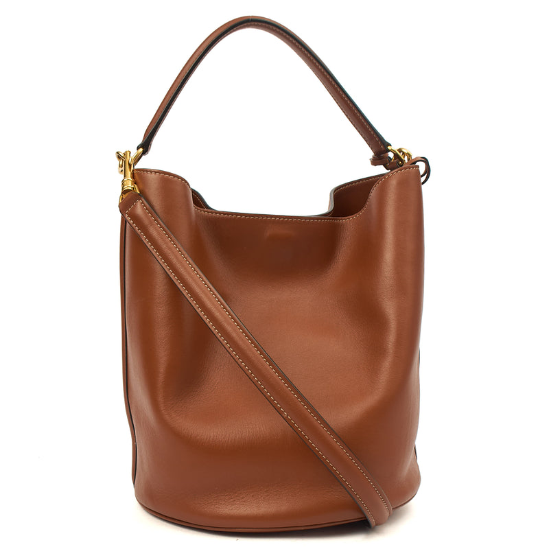 Picture of Celine Bucket Bag Sangle Seau in Brown, Box Calfskin