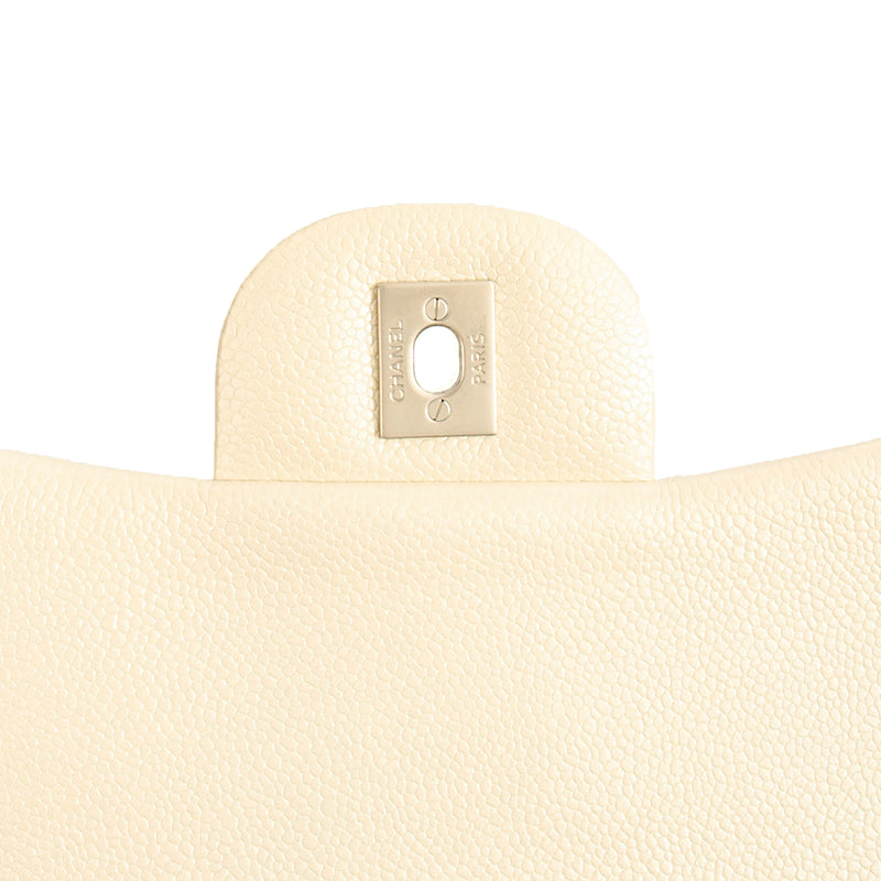 Picture of Chanel Shoulder Bag Classic Double Flap - Large in Neutral, Caviar Leather