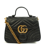 Picture of Gucci Top Handle GG Marmont Top Handle - Mini in Black, Leather