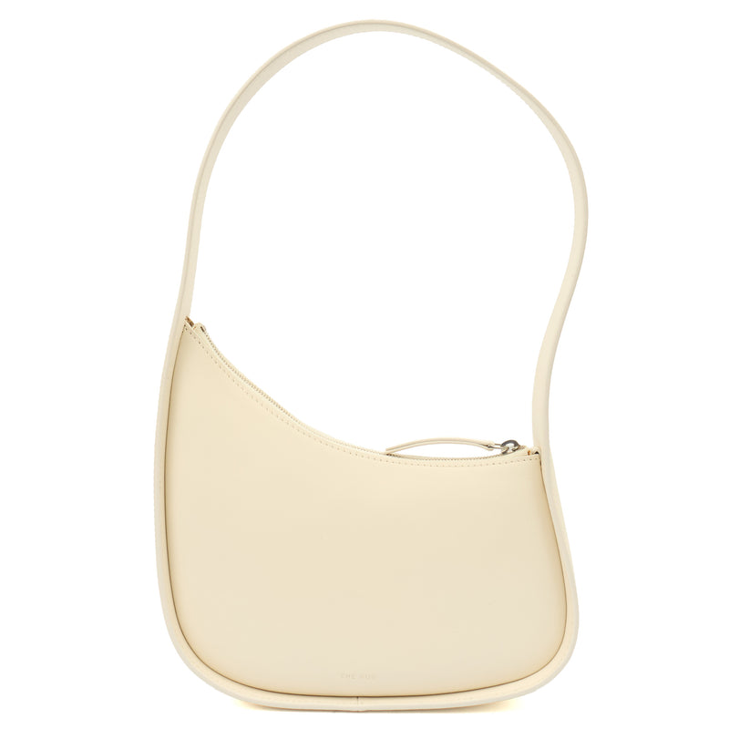 Picture of The Row Shoulder Bag The Half Moon in White, Leather