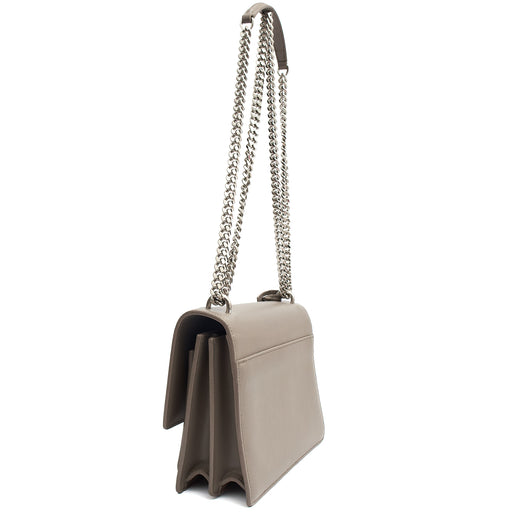 Picture of Saint Laurent Shoulder Bag Sunset - Medium in Grey, Leather