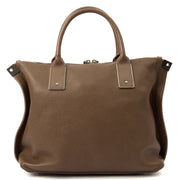 Picture of Mulberry Tote Alice  in Taupe, Calfskin Leather
