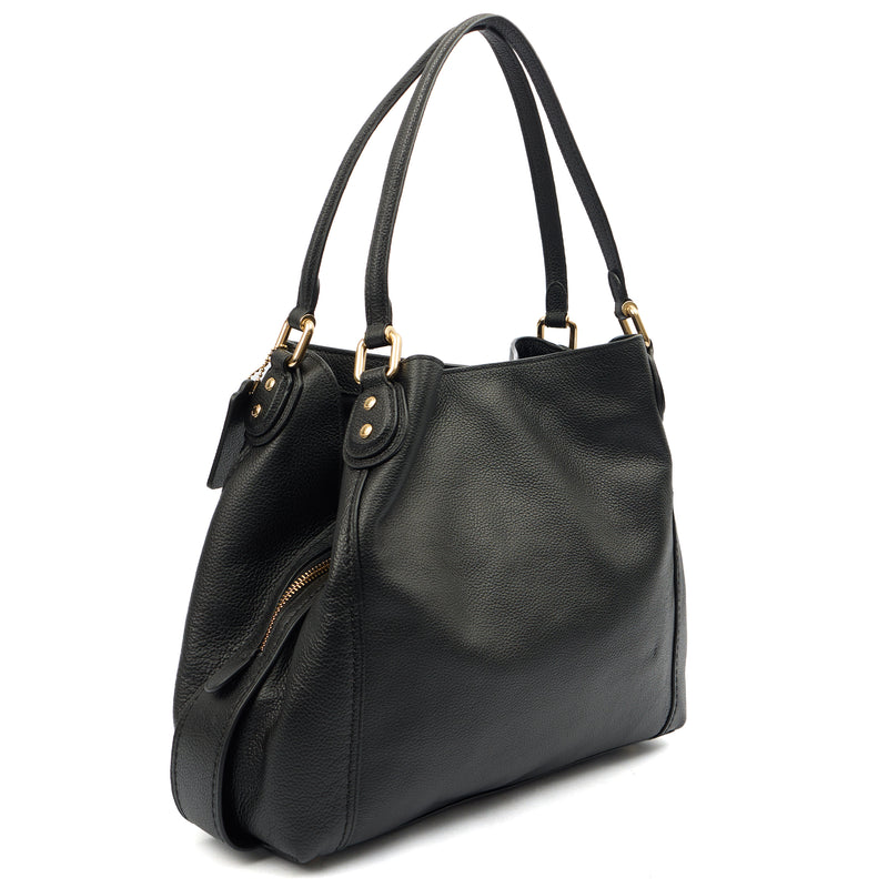 Picture of Coach Tote Edie Tote in Black, Leather