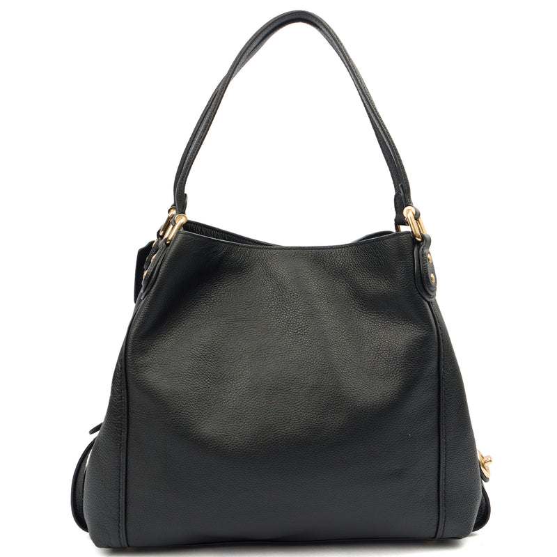 Picture of Coach Tote Edie Tote in Black, Leather