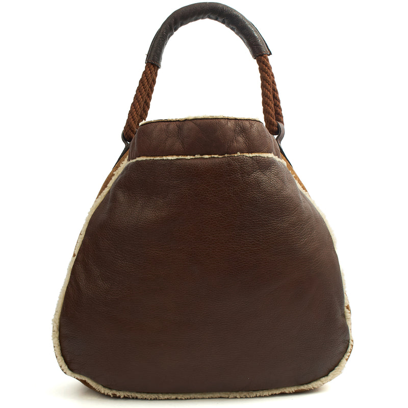 Fendi Tote Vintage Hobo in Brown, Fabric