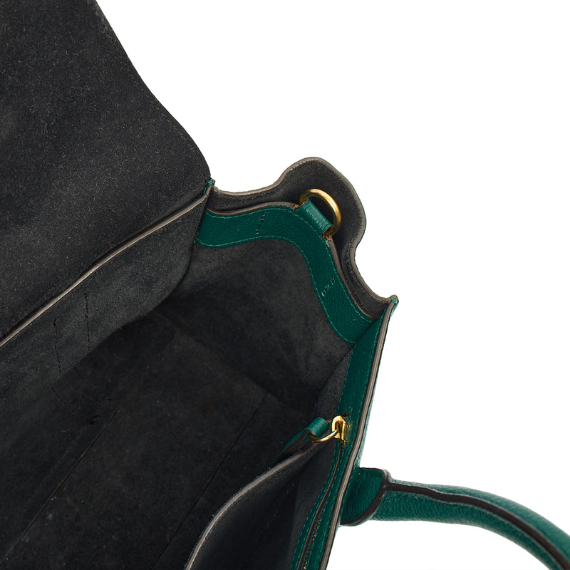 Picture of Mulberry Tote Bayswater with Strap- Small in Ocean Green, Leather