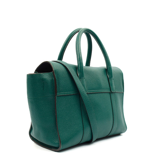 Picture of Mulberry Tote Bayswater with Strap- Small in Ocean Green, Leather