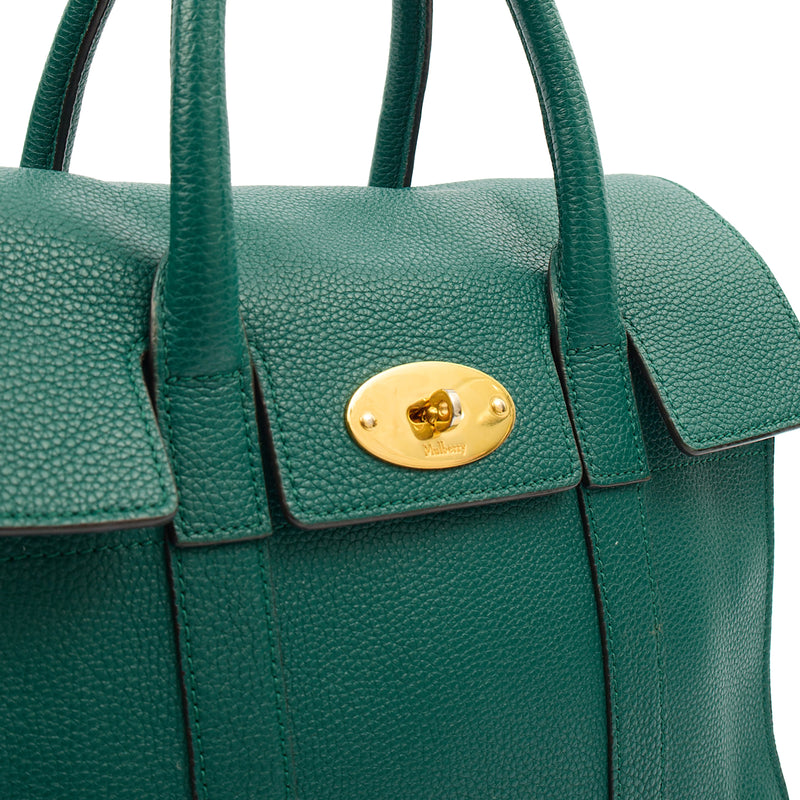 Picture of Mulberry Tote Bayswater with Strap- Small in Ocean Green, Leather