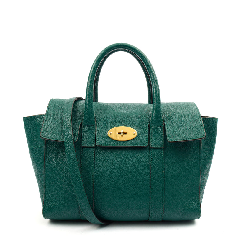 Picture of Mulberry Tote Bayswater with Strap- Small in Ocean Green, Leather