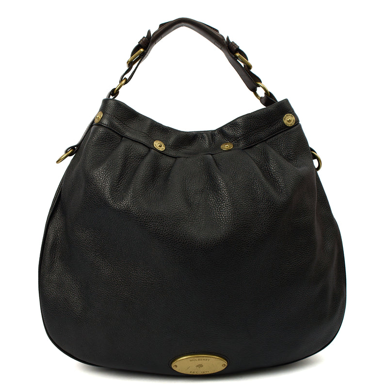 Picture of Mulberry Tote Mitzy Tote in Navy, Calfskin Leather