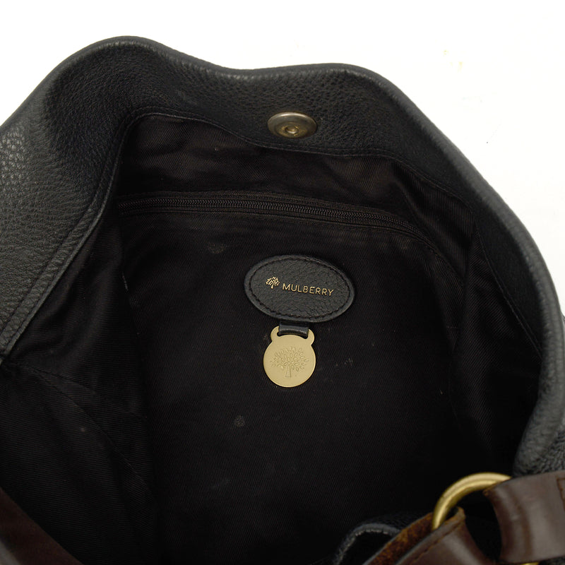 Picture of Mulberry Tote Mitzy Tote in Navy, Calfskin Leather