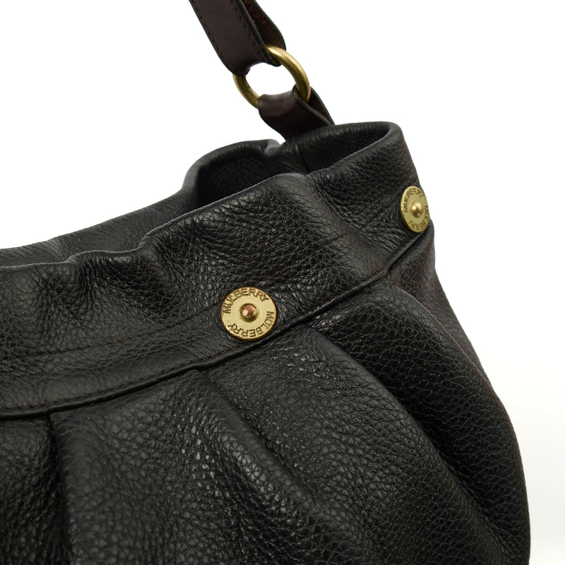 Picture of Mulberry Tote Mitzy Tote in Navy, Calfskin Leather