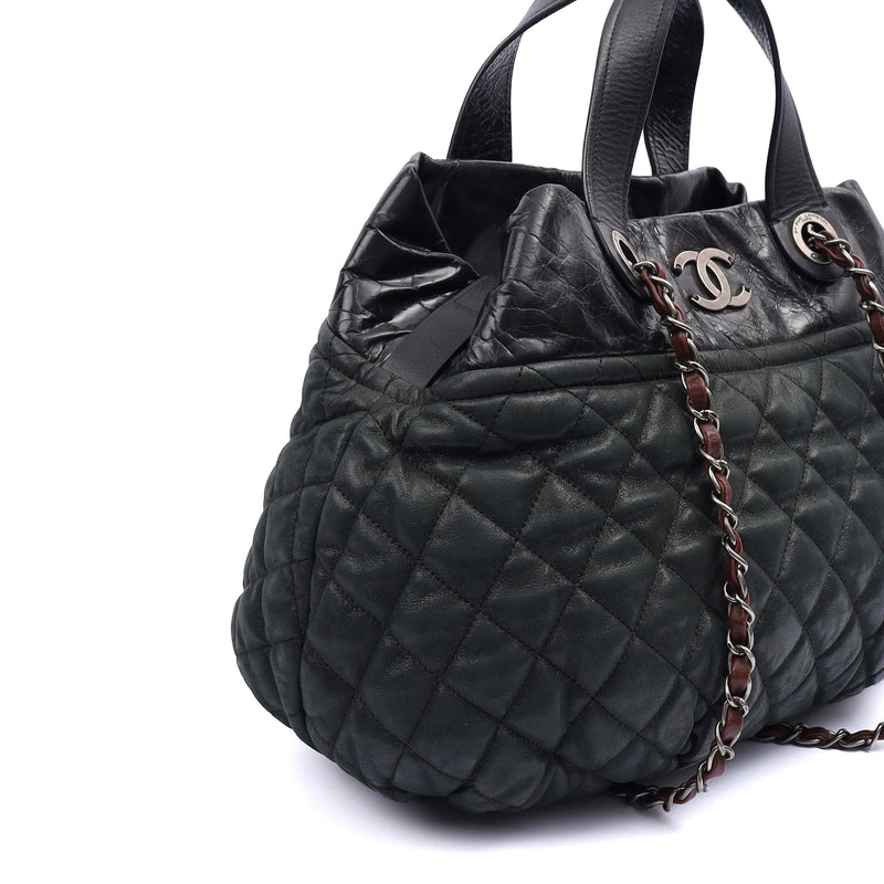 Picture of Chanel Shoulder Bag Bubble Tote in Green, Nubuck
