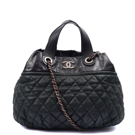 Picture of Chanel Shoulder Bag Bubble Tote in Green, Nubuck
