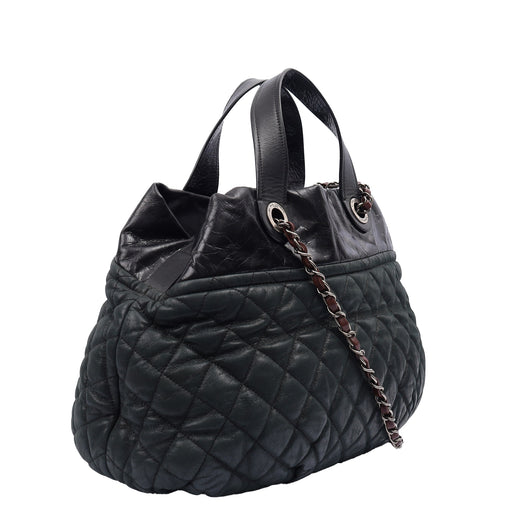 Picture of Chanel Shoulder Bag Bubble Tote in Green, Nubuck