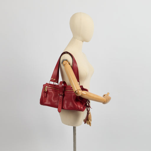 Picture of Mulberry Shoulder Bag Mabel  in Lipstick Red, Calfskin Leather