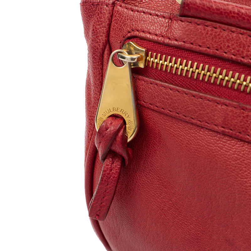 Picture of Mulberry Shoulder Bag Mabel  in Lipstick Red, Calfskin Leather