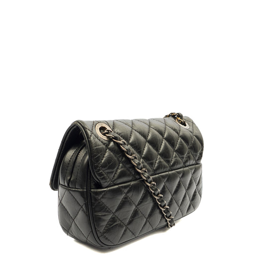 Picture of Chanel Cross Body Flap Bag in Black, Calfskin Leather