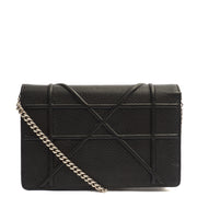 Picture of Christian Dior Cross Body Diorama WOC in Black, Leather