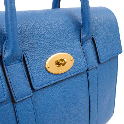 Picture of Mulberry Tote Bayswater with Strap in Blue, Leather