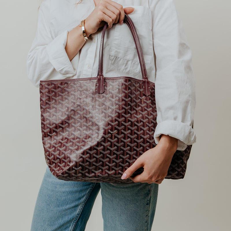 Goyard Tote Saint Louis PM in Red, Leather