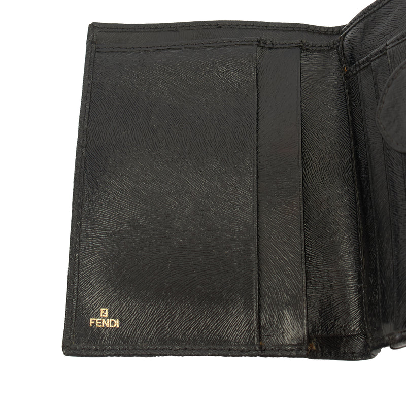 Picture of Fendi Wallet Bifold Wallet in Black, Leather