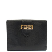 Picture of Fendi Wallet Bifold Wallet in Black, Leather