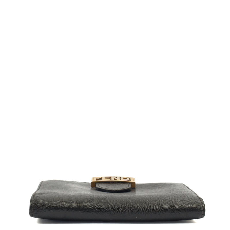 Picture of Fendi Wallet Bifold Wallet in Black, Leather