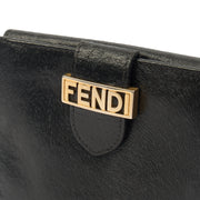 Picture of Fendi Wallet Bifold Wallet in Black, Leather