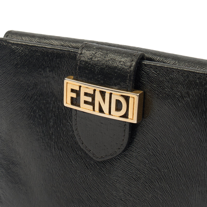 Picture of Fendi Wallet Bifold Wallet in Black, Leather