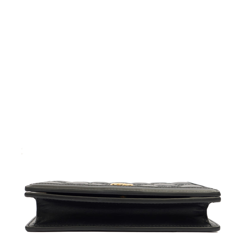 Picture of Gucci Cross Body Wallet On Chain  in Black, Leather