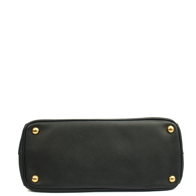 Picture of Prada Tote Galleria - Medium Double Zip Tote in Black, Saffiano Leather