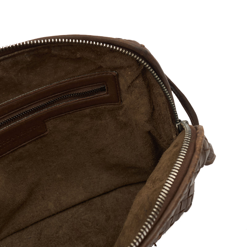 Picture of Bottega Veneta Cross Body Intrecciato Nodini Bag in Brown, Intrecciato Nappa