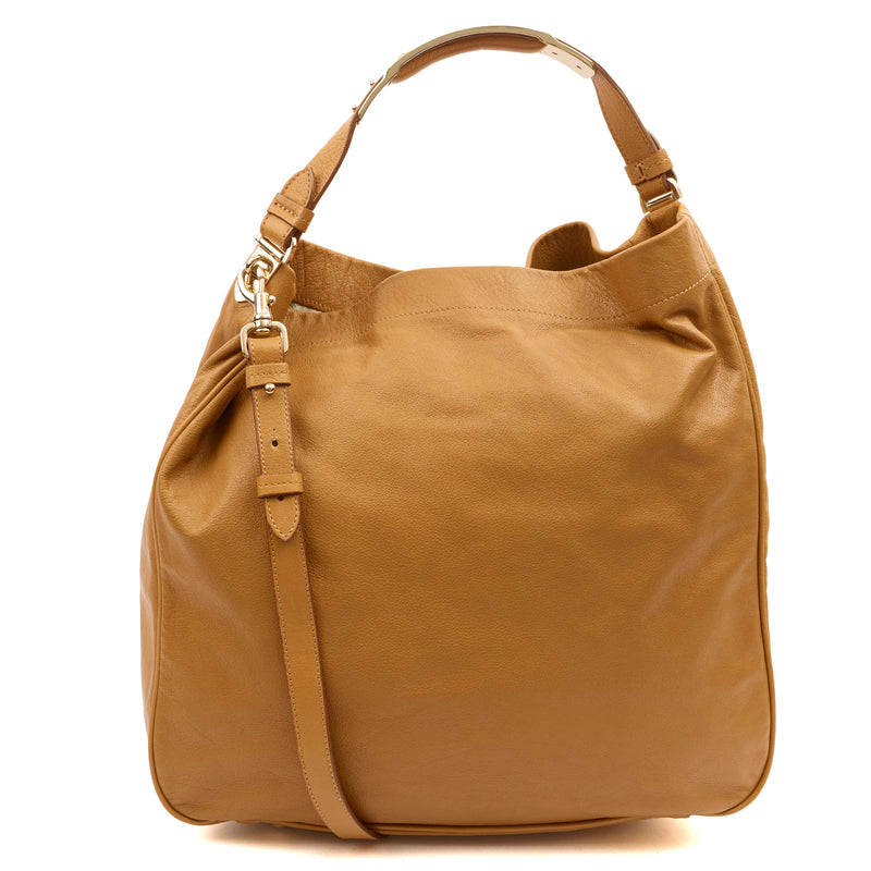 Picture of Mulberry Tote Evelina Hobo in Deer Brown, Calfskin Leather