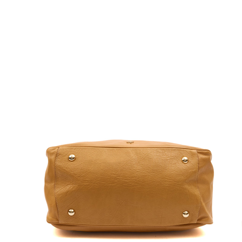 Picture of Mulberry Tote Evelina Hobo in Deer Brown, Calfskin Leather