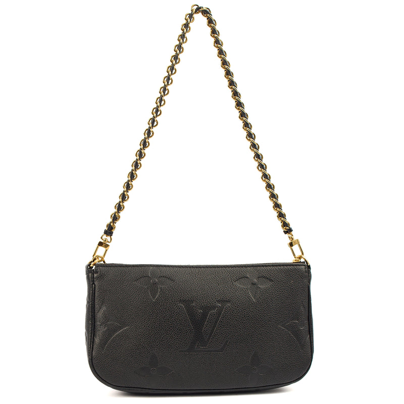 Picture of Louis Vuitton Cross Body Multi Pochette Accessoires in Black, Empreinte Leather