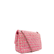 Picture of Chanel Shoulder Bag Classic Double Flap - Large in Pink, Tweed
